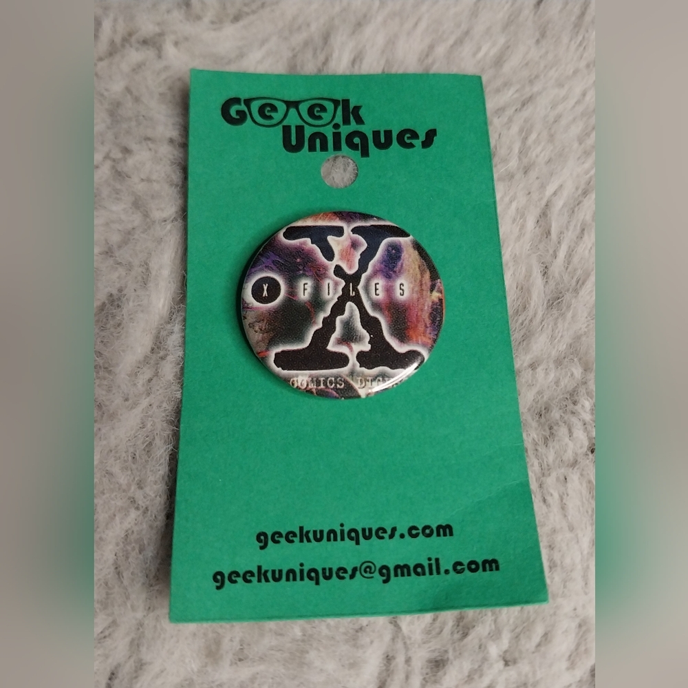 X-Files button pinback